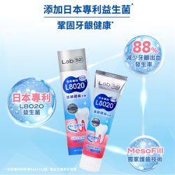 齒妍堂 - Lab52 齒妍堂 L8020 益生菌護齦健齒牙膏 (單入)-110g