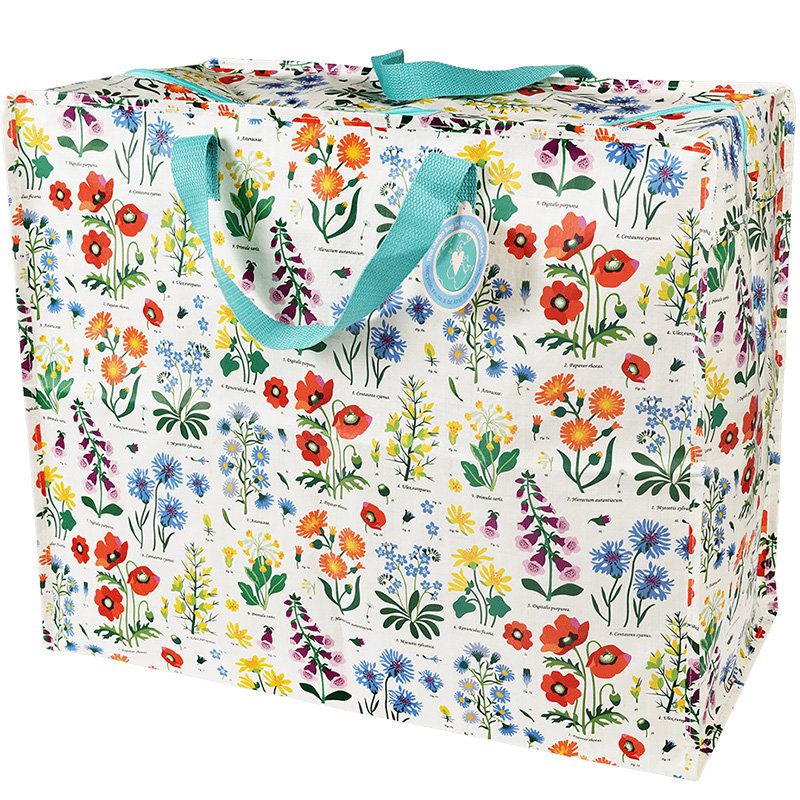 英國 Rex London - 衣物/棉被超大多功能防水環保收納袋/萬用袋-春季花語