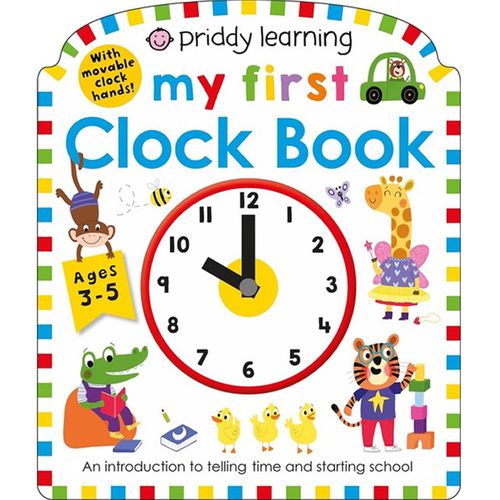 Priddy Learning: My First Clock Book 我的第一本時鐘遊戲書