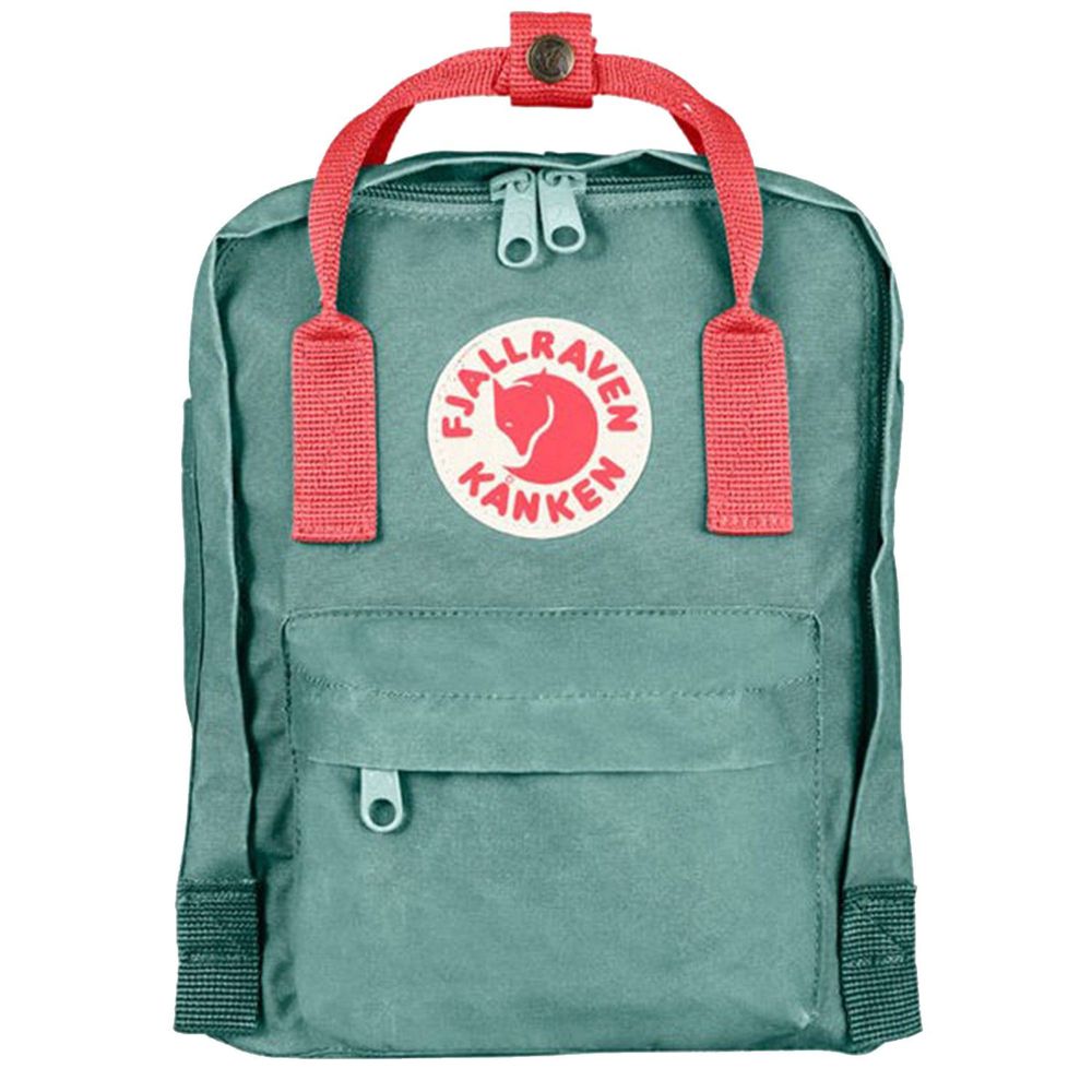 FJALLRAVEN - Kanken Mini後背包-霜綠/桃粉紅