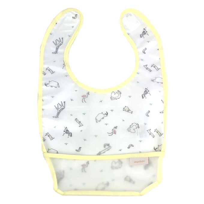 akachan honpo - 用餐圍兜2件組-米白色 (70~95cm)