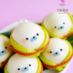 美姬饅頭 - 暴富粽鮮乳造型芝麻包-6入-約50g/顆