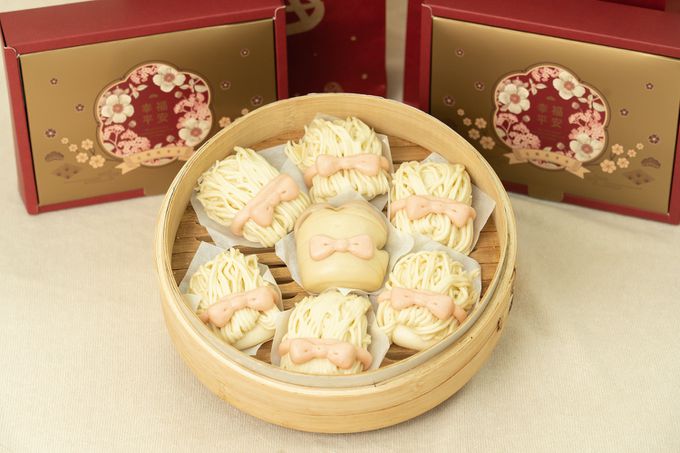 老甜媽手工饅頭 - 豬腳麵線造型饅頭(有禮盒版)-45g*6(豬腳*3+麵線*3)