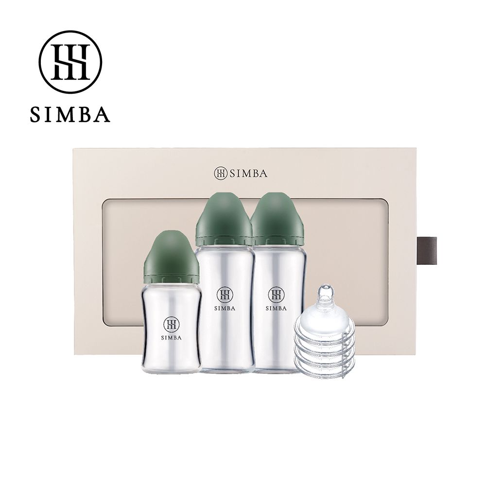 限定初綻新生奶瓶禮盒-治綠