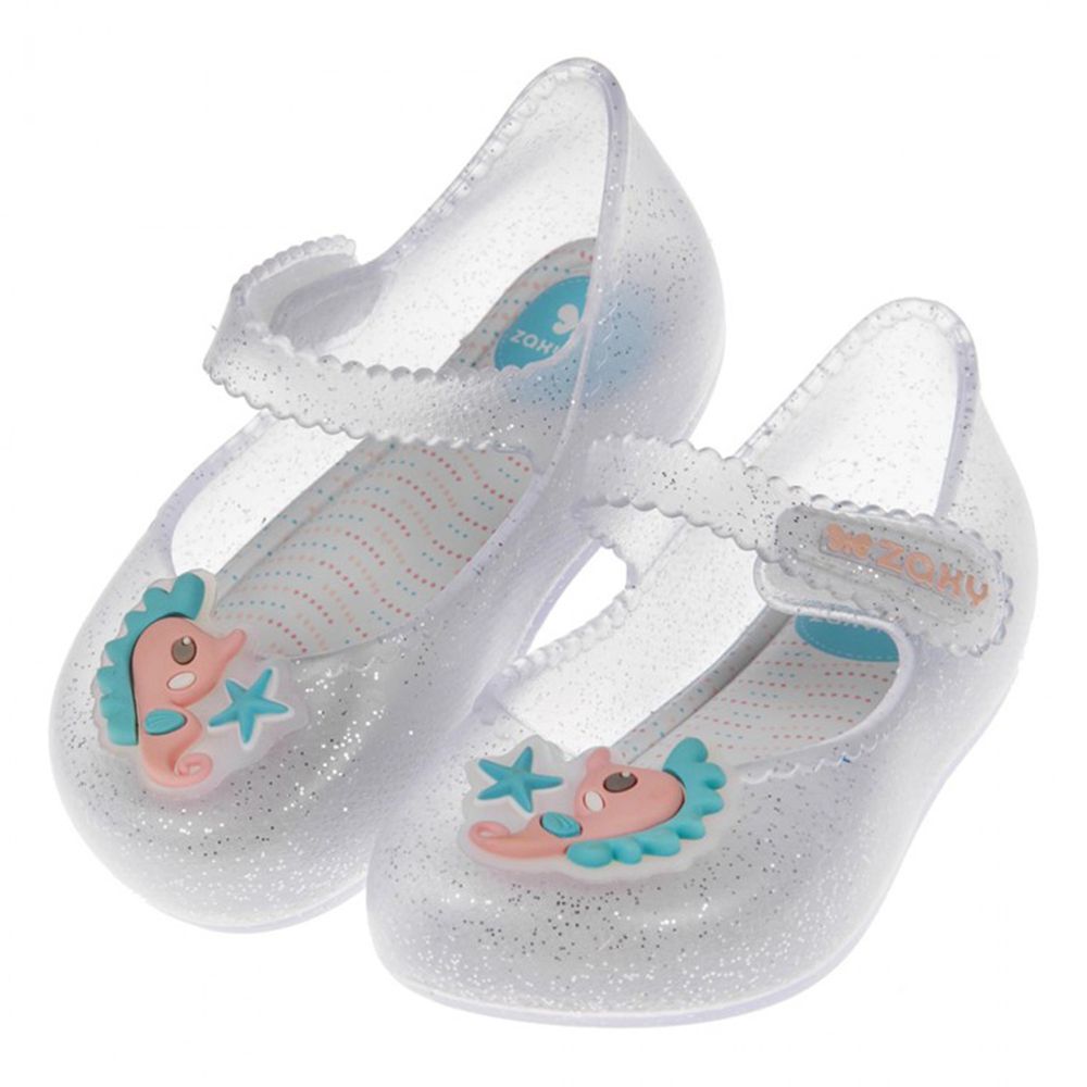 ZAXY - 夢幻海洋小海馬銀色寶寶香香鞋