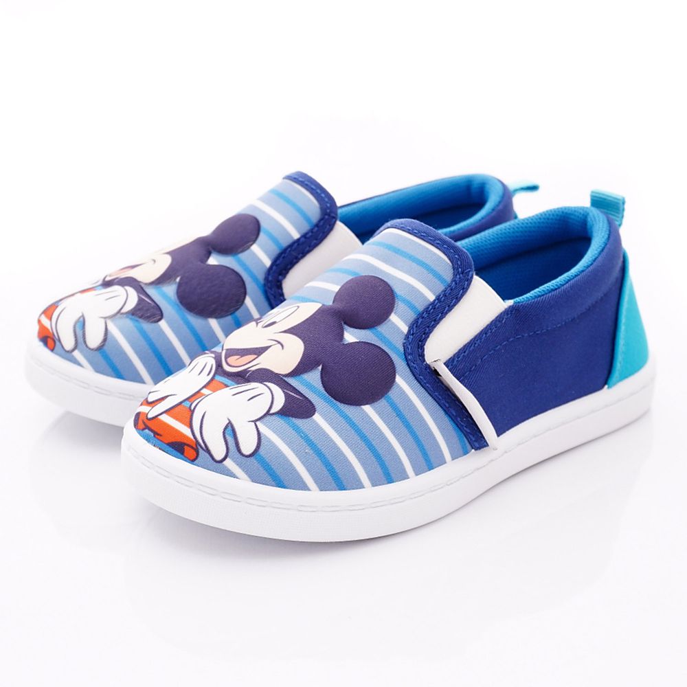 Disney 迪士尼 - 卡通童鞋-米奇印花休閒鞋(中小童段)-藍