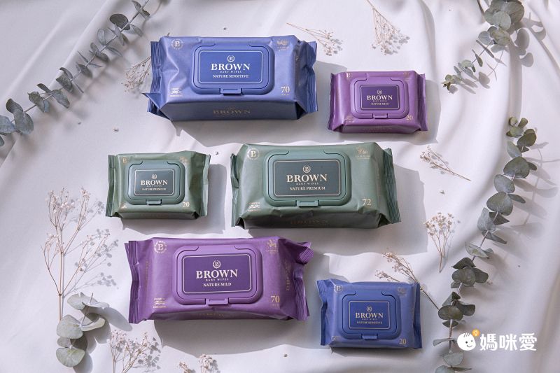 韓國BROWN - NATURE MILD 濕紙巾-薰衣草20抽(含蓋)*12包