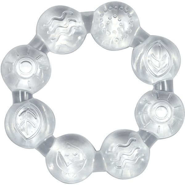 美國 green sprouts - 小綠芽冰鎮冷凍型按摩/舒緩疼痛固齒器-透明手項鍊造型