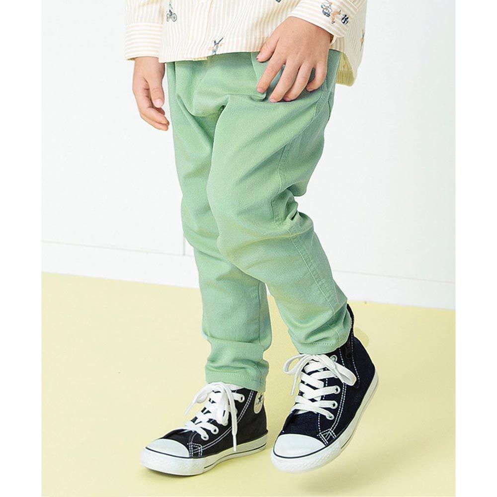 日本 BREEZE - すぽ軽系列 柔軟輕盈長褲-薄荷綠