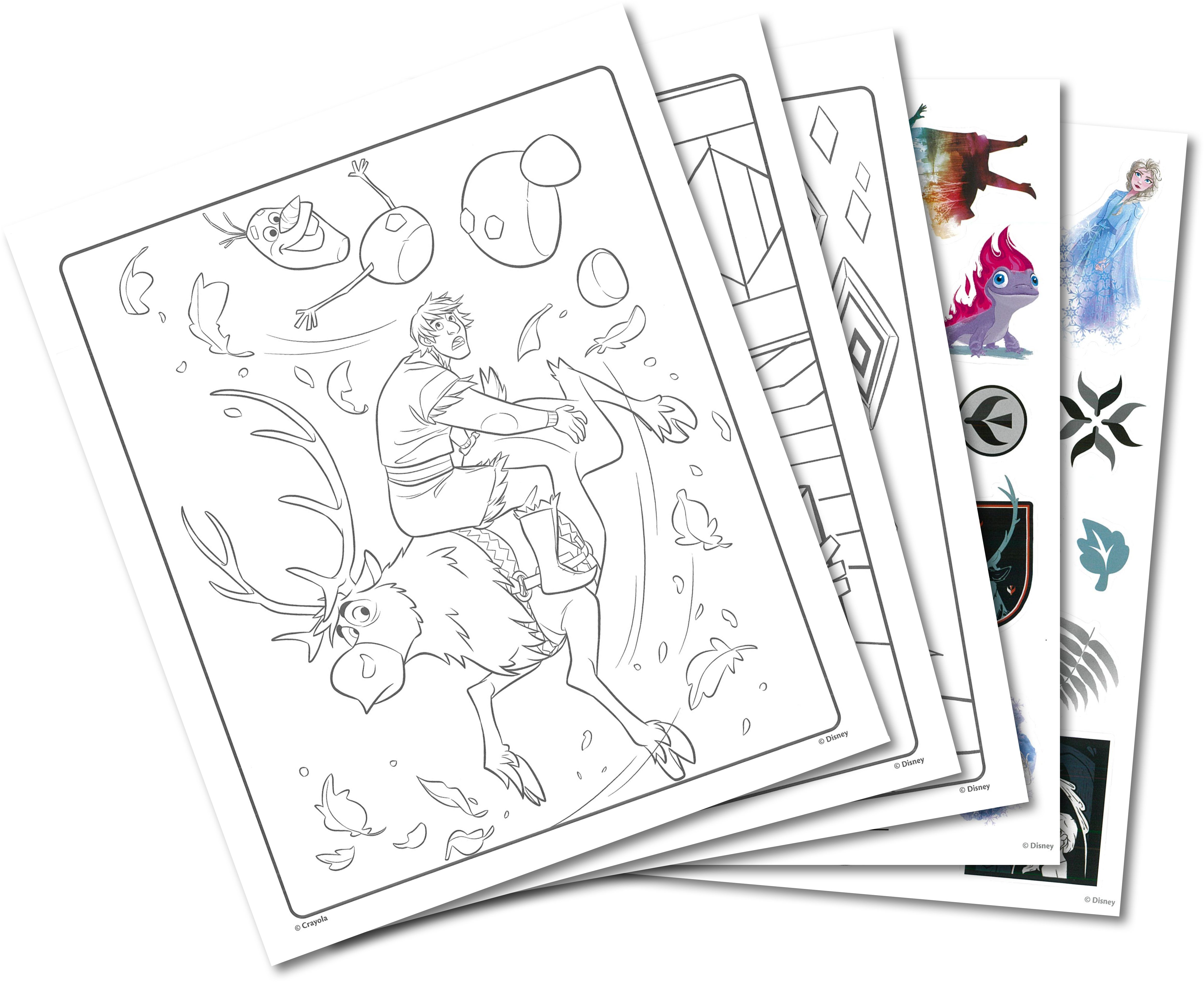 Crayola繪兒樂 - 冰雪奇緣2貼紙著色本