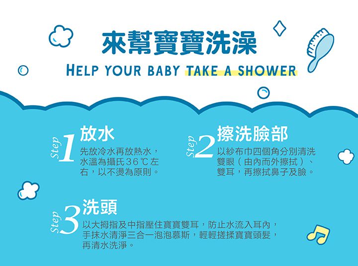 水清淨 Water Clean - 三合一泡泡慕斯-三麗鷗聯名款(baby清香-Hello Kitty)400ml*1+旅行組30ml*3