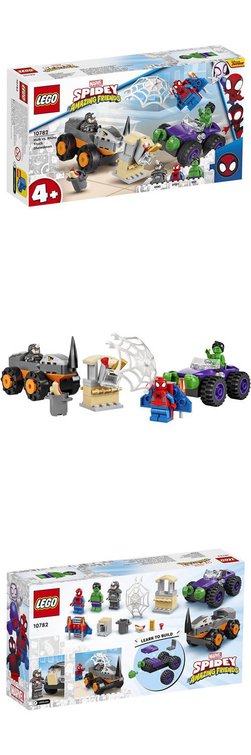 樂高 LEGO - 樂高積木LEGO《 LT10782 》Junior 初學級系列 - Hulk vs. Rhino Truck Showdown-59pcs