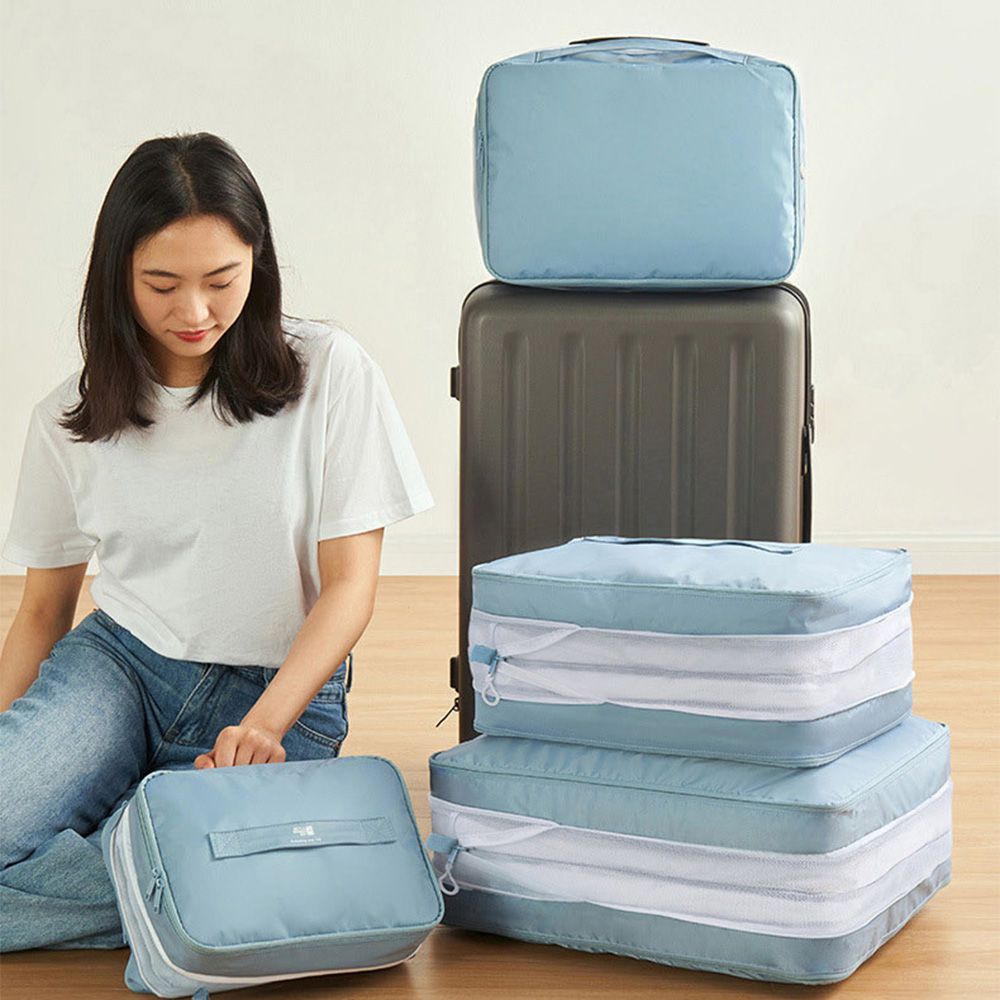 擴充壓縮衣物收納袋-M