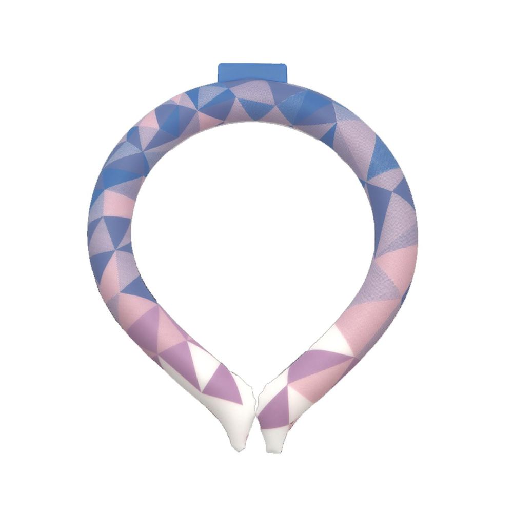 Smart Ring - 智慧涼感環-幾何-藍紫-M