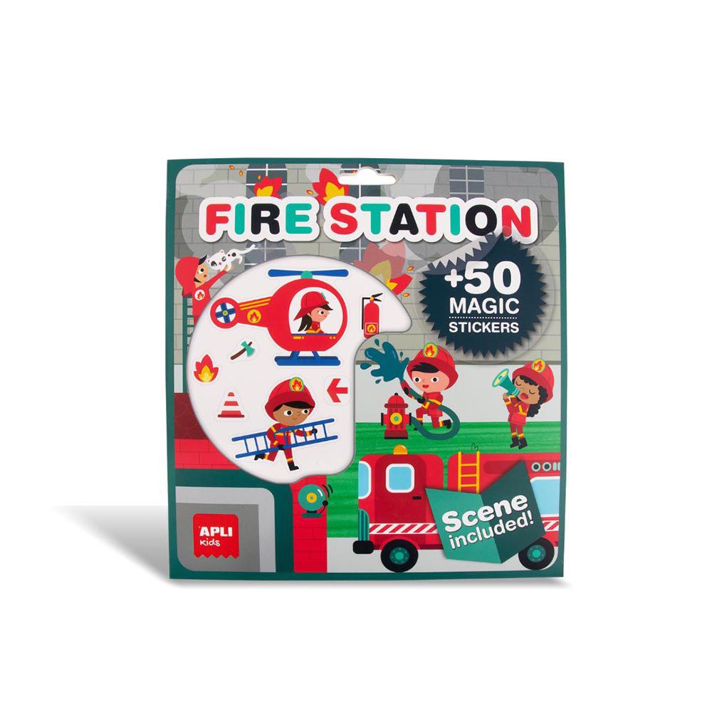 情境式貼紙遊戲-救火小英雄