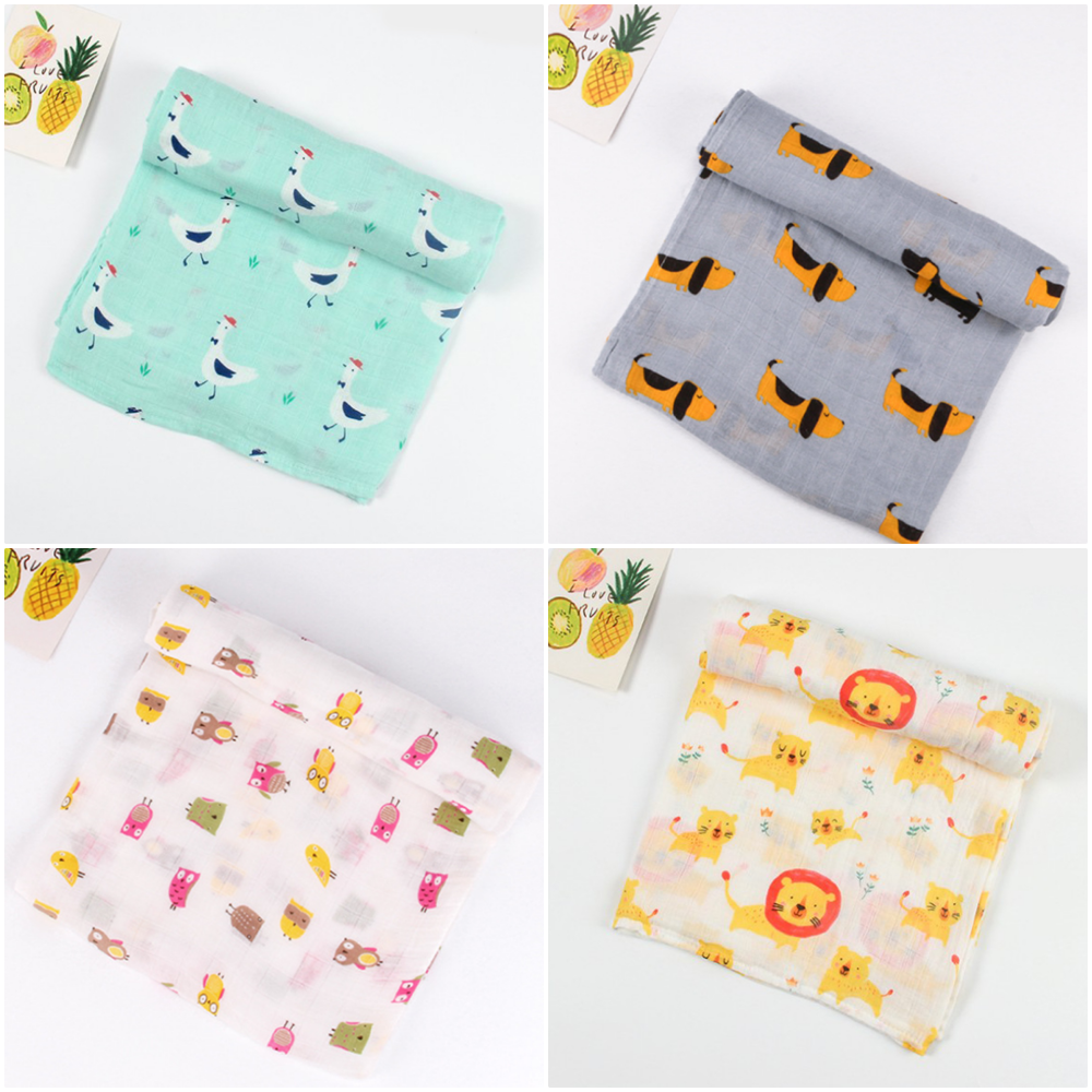 Muslin tree 吸汗背巾/包巾/防踢被睡袋 ♡ 夏天的好朋友