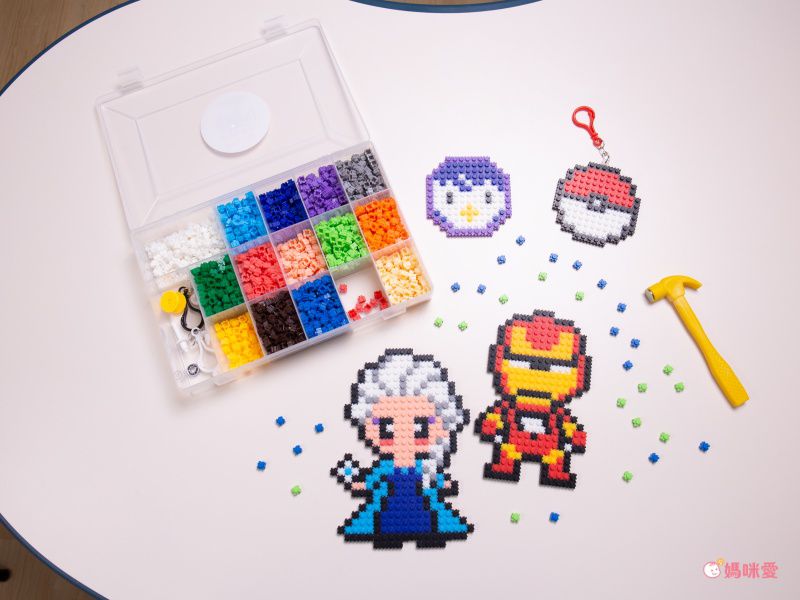 꾹꾹블럭 - 韓國咕咕拼豆補充包(400顆)-#02米黃