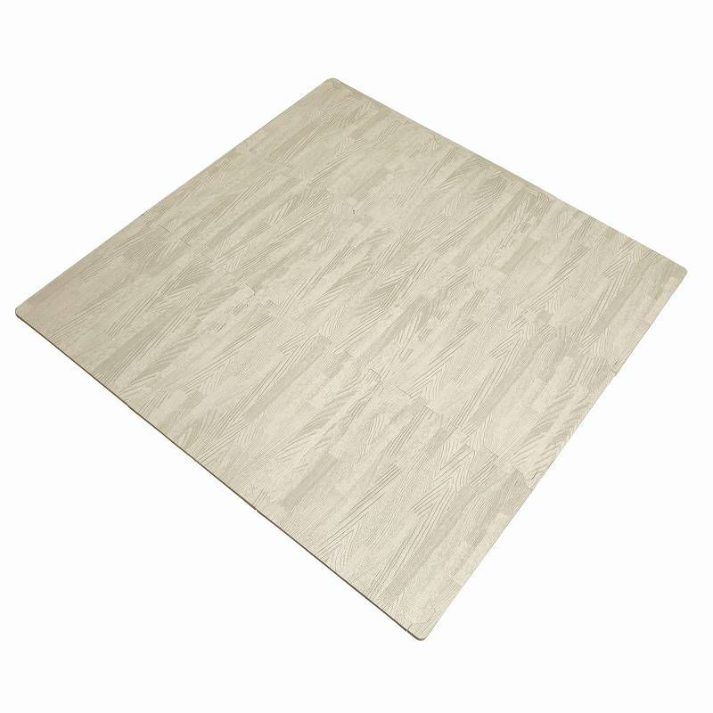 akachan honpo - 雙面不易滑巧拼地墊 30×30cm×9片-灰色-9片入（約）寬30×長30×厚度1cm