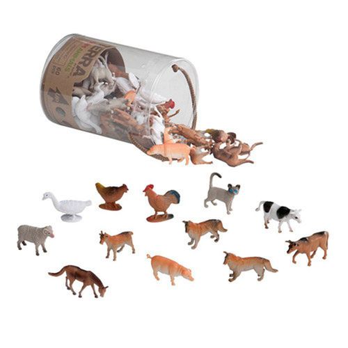 TERRA 農場動物-60PCS(共12種動物,每種各5隻)