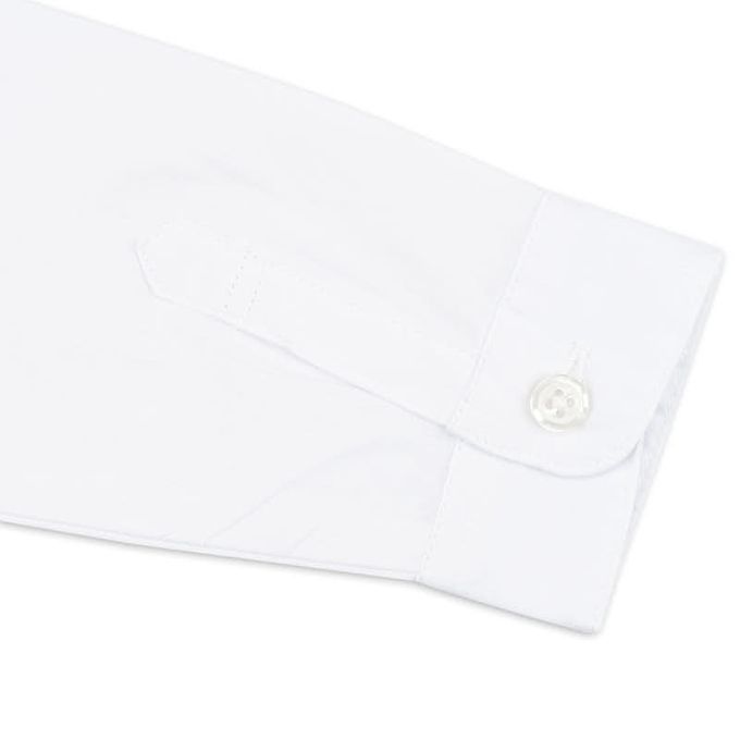 akachan honpo - 長袖襯衫-附領結-白色