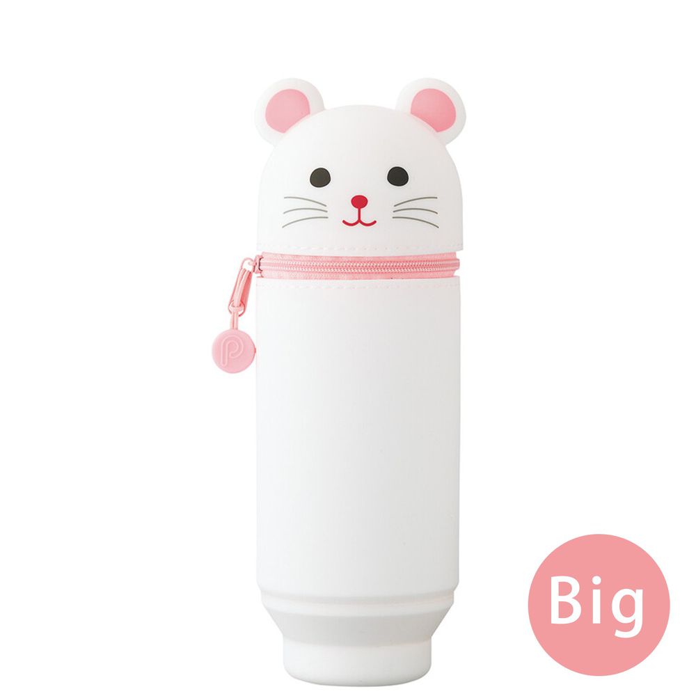 日本文具 LIHIT - 直立式可伸縮鉛筆盒(22支筆)-小鼠 (Big size)