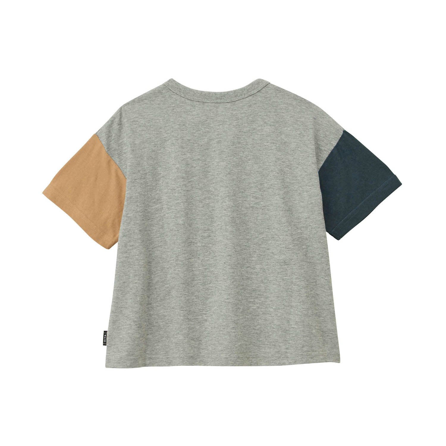 日本千趣會 - GITA純棉印花撞色短袖上衣-星星-藍紫白