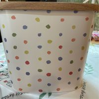 日本stacksto - 日本 Stacksto X Naomi Ito 聯名收納籃-彩色點點 (33.5*33.5*34.6cm)