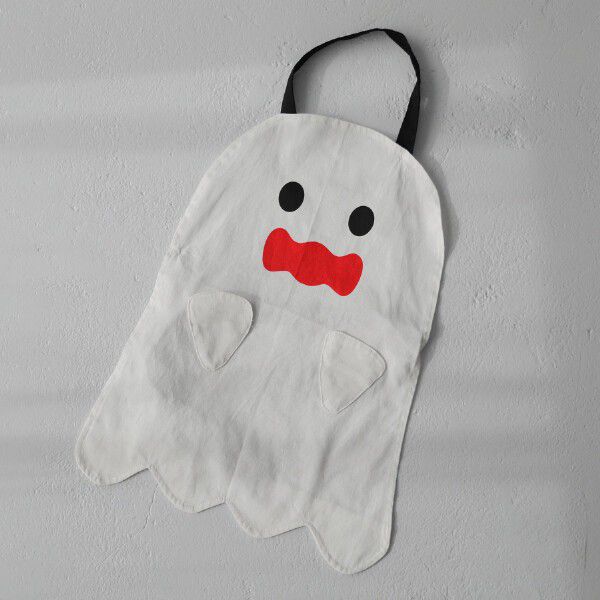 日本 Baby Room - 白色幽靈兒童圍裙 (100cm-120cm)