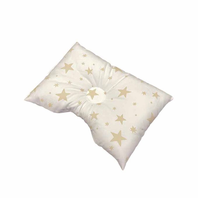 akachan honpo - 幼兒棉被7件組-自然 星星-米白色