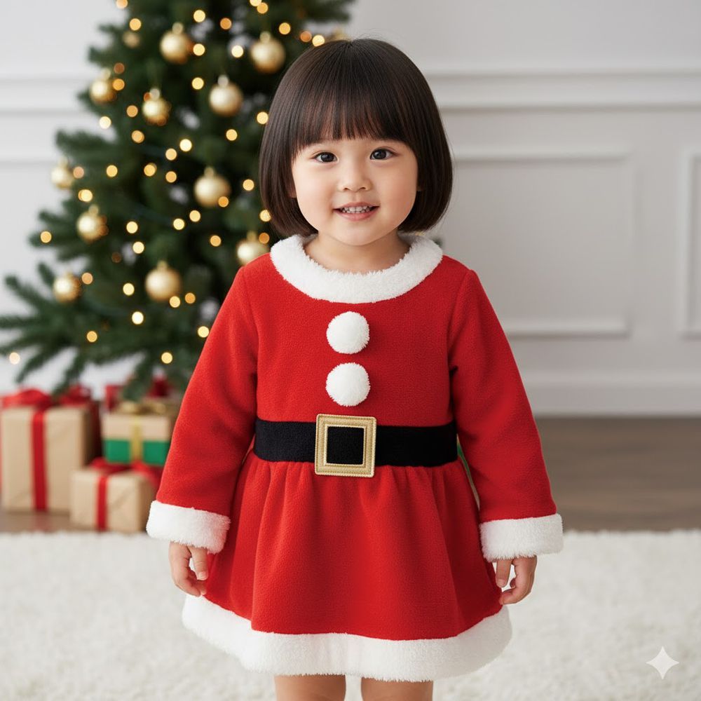 聖誕洋裝-紅色