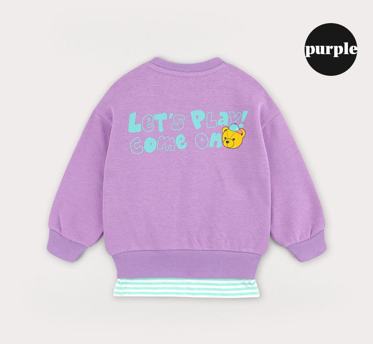 韓國 HEJMINI - (內刷毛)Let's Play 熊熊套裝-杏