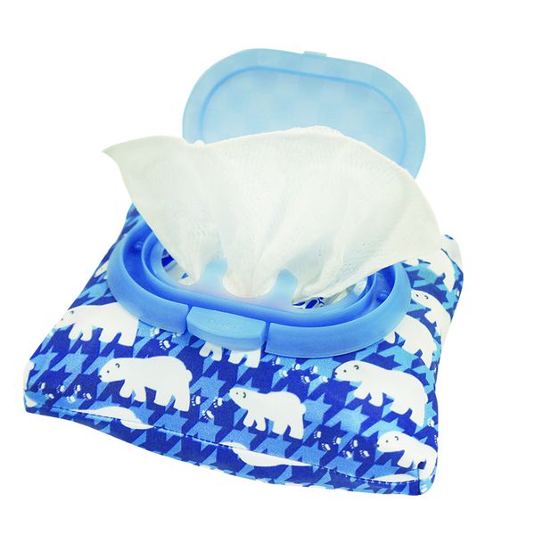 akachan honpo - 兩用FUTAP濕紙巾收納袋 北極熊