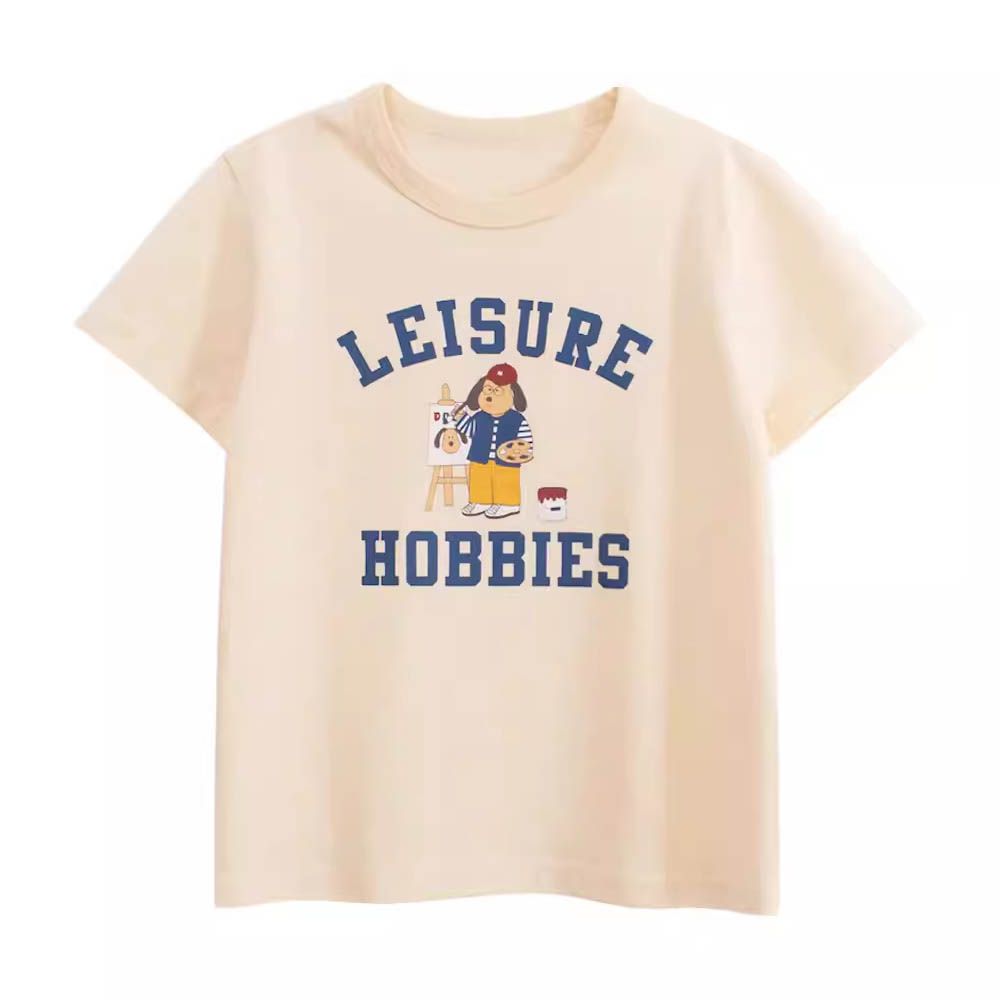 純棉短袖上衣-自畫像-米杏