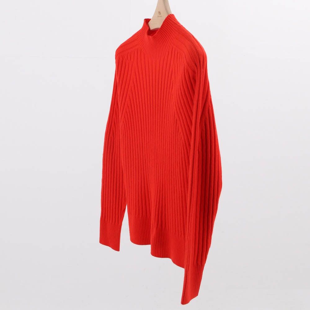 美型美麗諾羊毛無縫針織衫-紅 (FREE)