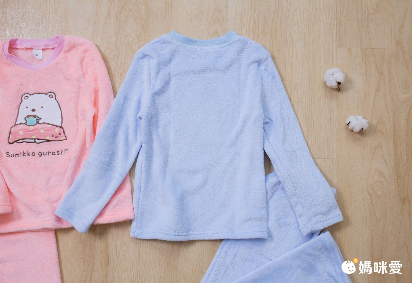 角落小夥伴 - 角落生物法蘭絨套裝-粉