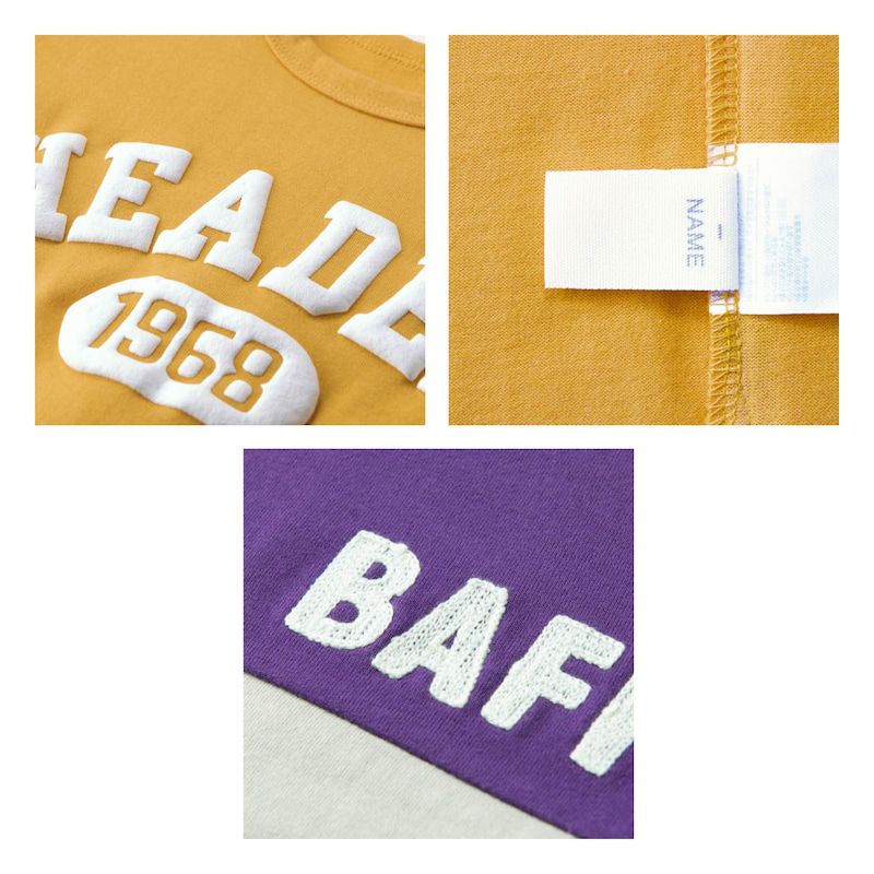 日本千趣會 - GITA 天竺棉短袖上衣-BAFF-紫x灰杏