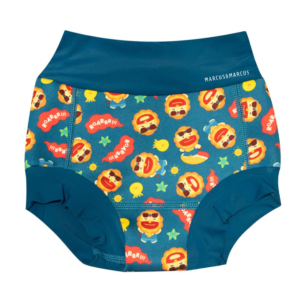 嬰幼兒彈性游泳尿布褲-獅子(M)