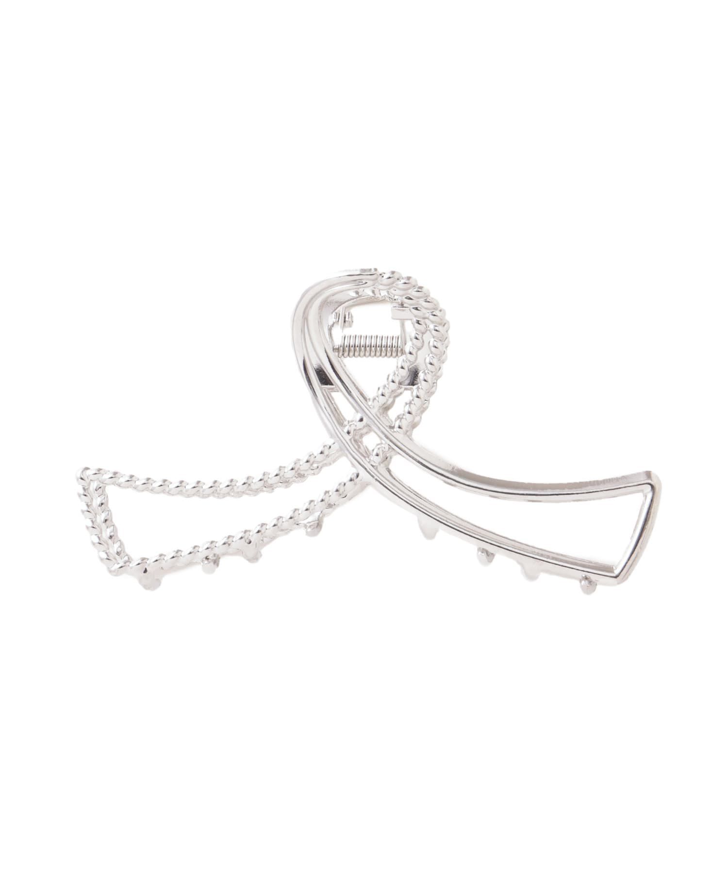 日本 Lattice - 時尚紐結金屬髮夾/鯊魚夾-金