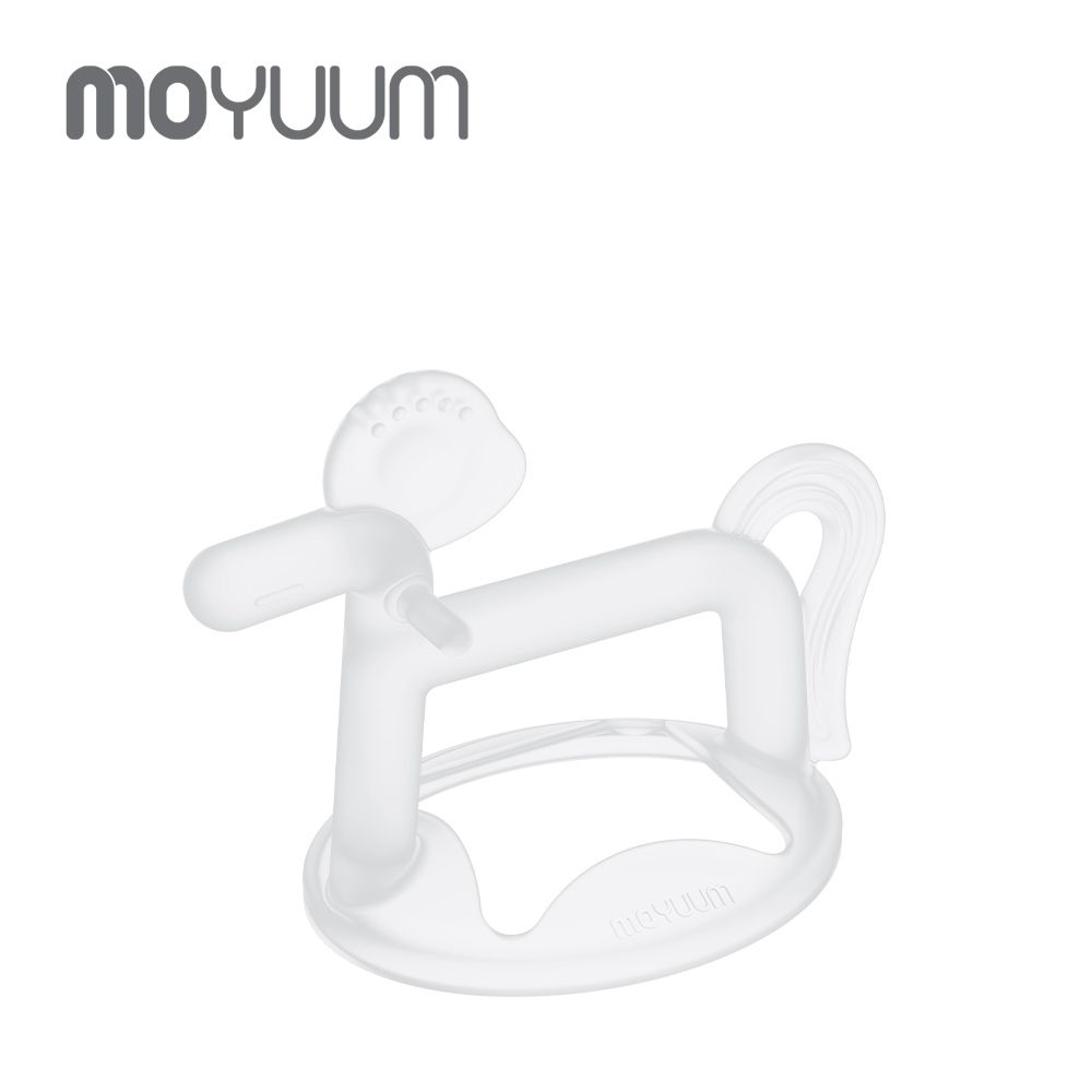 韓國 Moyuum - 白金矽膠手環固齒器-飛飛馬-透明原色