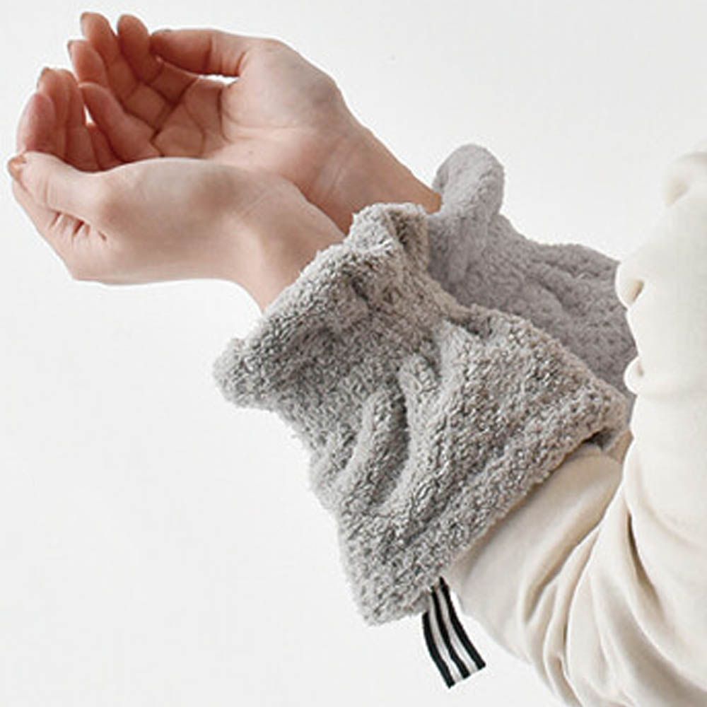 [人氣商品]洗臉防濕吸水手腕套(2入組)-灰