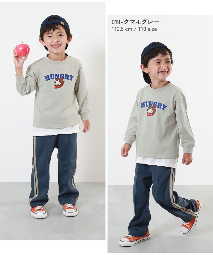 日本 devirock - 100%棉 定番印花長袖上衣-幸福星星-粉紫