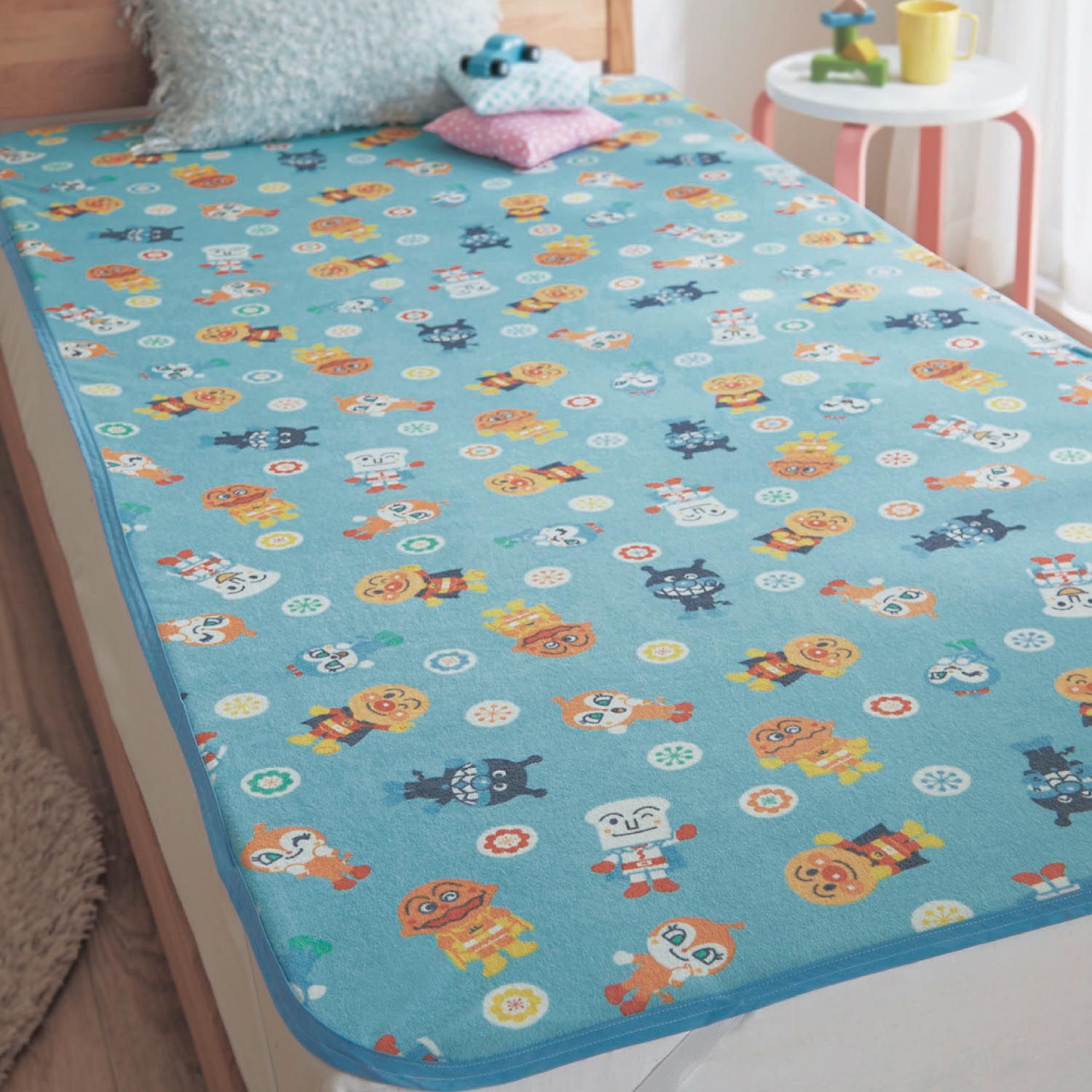 日本代購 - 麵包超人防水墊-暖黃