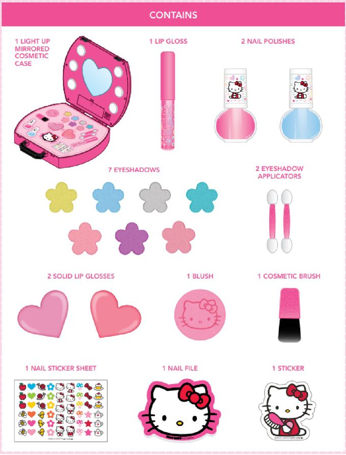 Make It Real - 美麗夢工坊-Hello Kitty手提化妝台