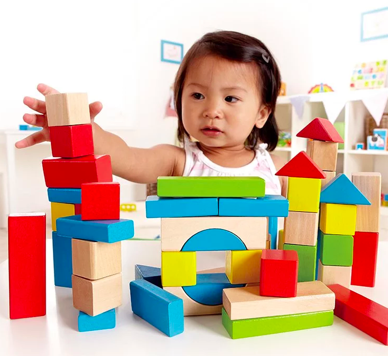 【德國Hape】創意積木組合、拉車✕質感木製磁鐵書❤滿額送好禮！