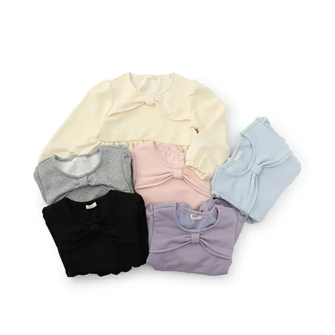 日本 Lycee mine - 胸前蝴蝶結領荷葉上衣-紫