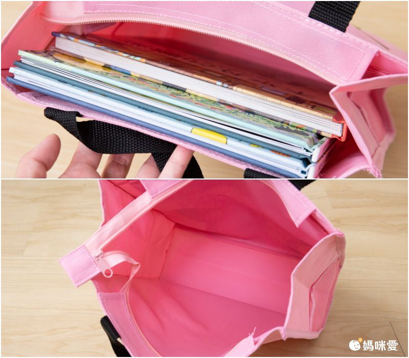 大容量手提袋/補習袋-卡通人物黛絲-紫色