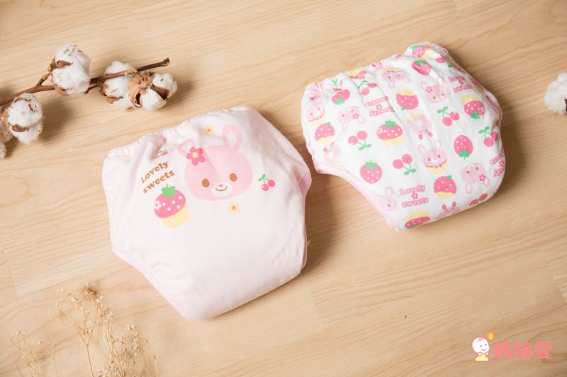 日本 Chuckle Baby - 六層學習褲(兩件組)-火車+車車-分離式