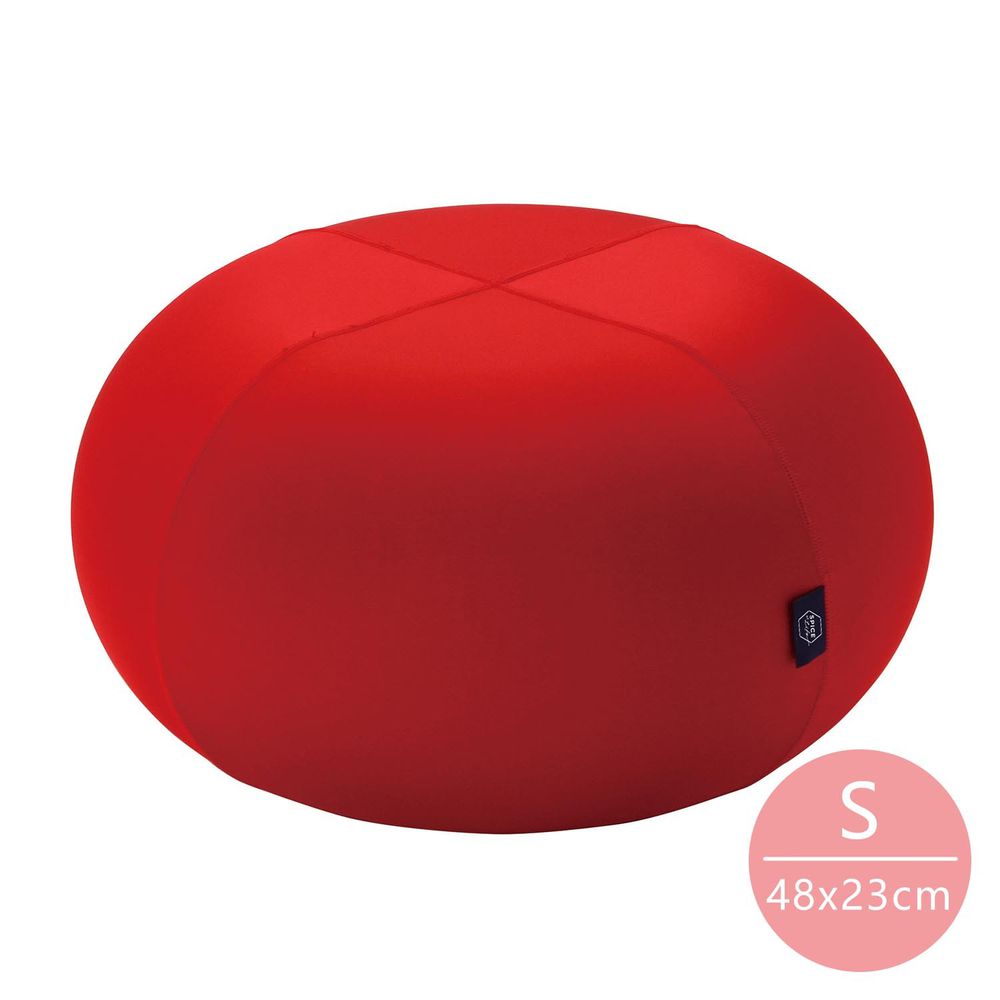 日本 SPICE - 多功能充氣甜甜圈椅(瑜伽球/坐椅/茶几)-紅 (S(Φ48x23cm))