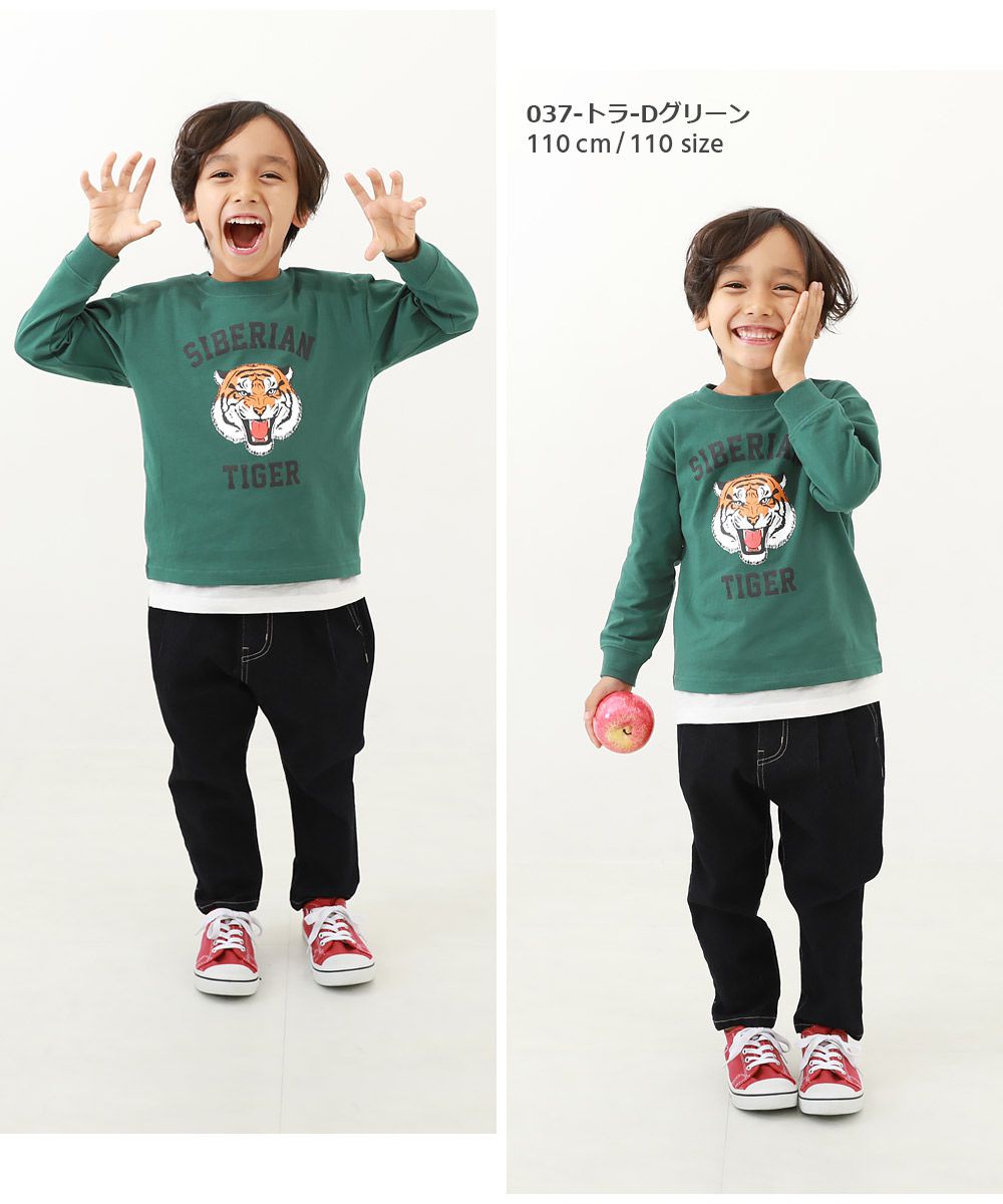 日本 devirock - 定番百搭印花長袖上衣-NEW YORK-藍紫