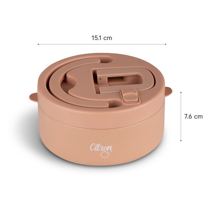 Citron - 三層食品保溫罐(大)__霧靄藍